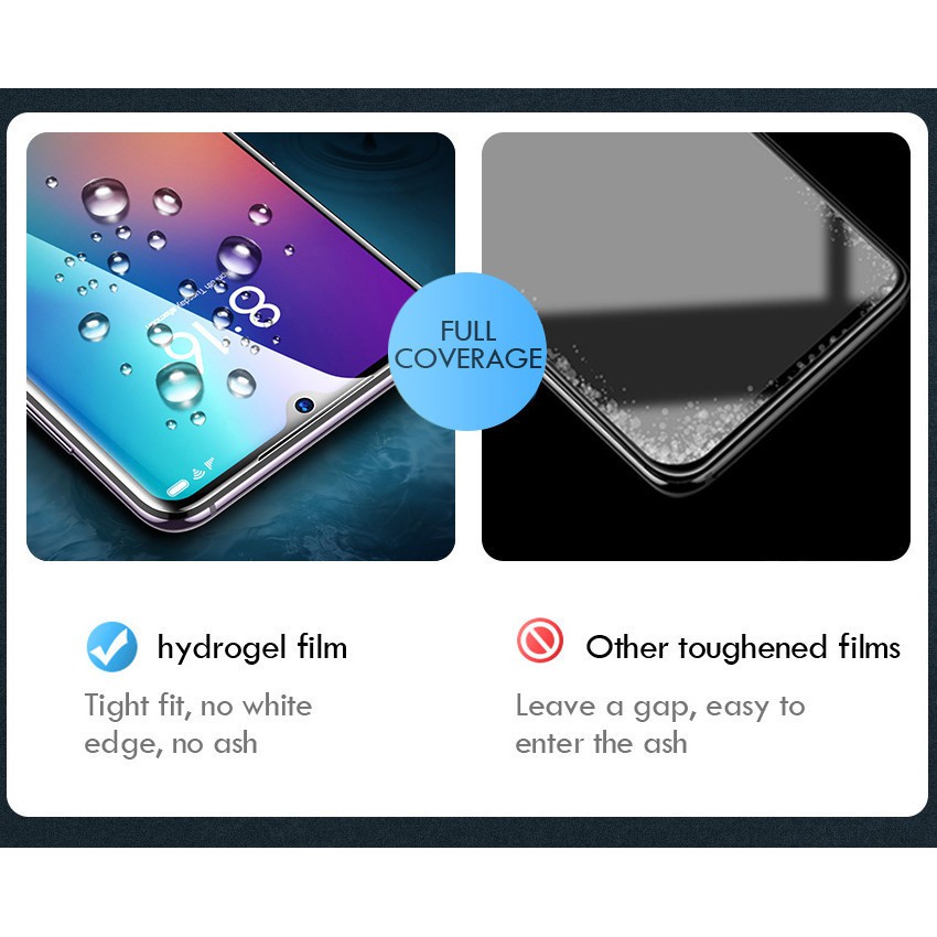 toàn màn hình phim bảo vệ mềm Miếng Dán Cường Lực Cho Xiaomi Redmi Go 5a 7a 8a 9A 9C K20 K30 Note8 Note7 Note9S Note8T note9 Note 7 9 S 9s 5 8 Pro T Max 8t redmi9 Soft Screen Protector Film Not Tempered Glass