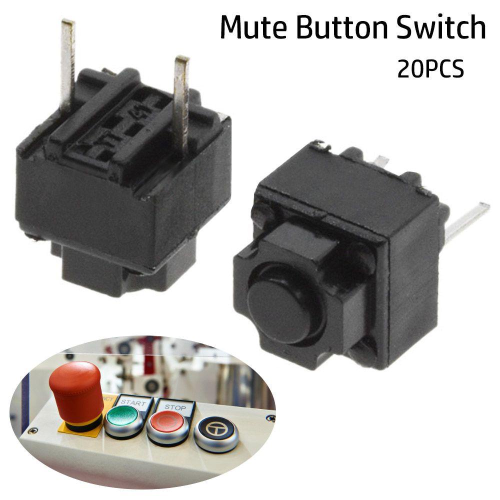 Set 1 20 Công Tắc Ấn 2 Chốt 6 * 6 * 7.3mm
