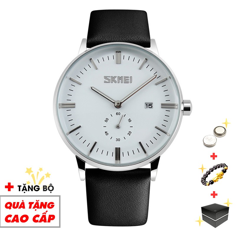 Đồng hồ nam SKMEI cổ điển dây da chống nước chính hãng Tony Watch 68