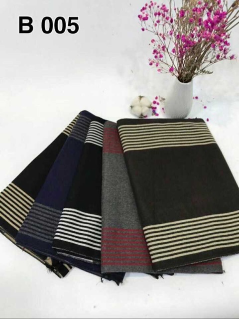 Khăn kẻ nam dạ 150cm* 30 cm