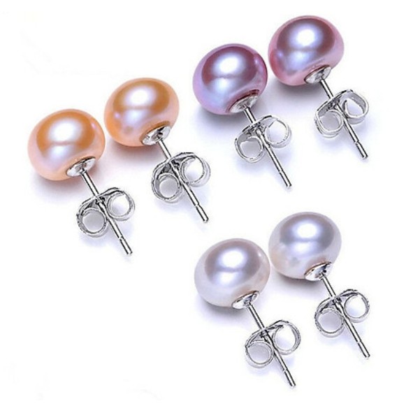 Combo 3 đôi bông trai nuôi 9 mm tuyệt đẹp,thời trang hàng shop tự gia công.