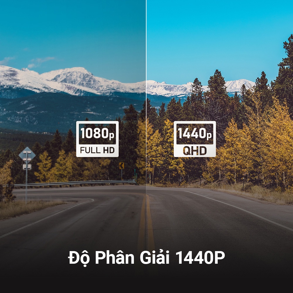 [HÀNG CHÍNH HÃNG] Camera hành trình ô tô Xiaomi 70mai Dash Cam A400 QHD 1440P Bản quốc tế