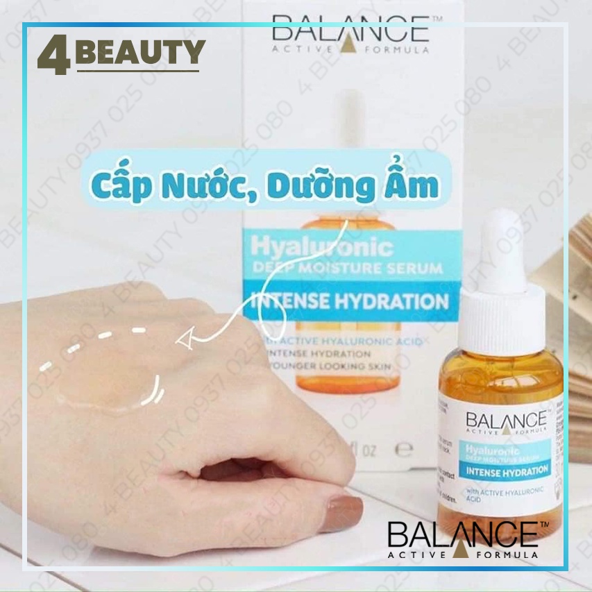 Tinh Chất Balance Active Formula Dưỡng Ẩm Da 30ml Hyaluronic Deep Moisture Serum