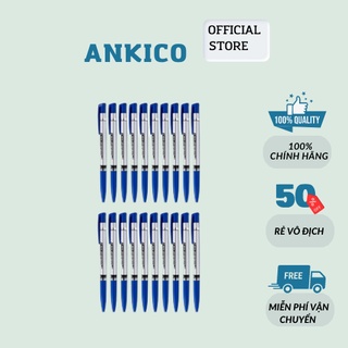 Hộp 20 cây bút bi flexoffice fo-024 bút bi văn phòng thiết kế đẹp ankico