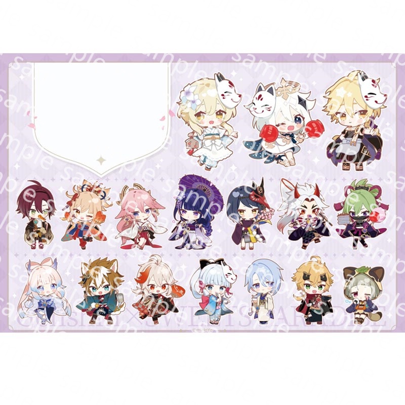 Móc khóa MINI GENSHIN IMPACT Sweet Paradise ver LỄ HỘI in hình game anime chibi dễ thương