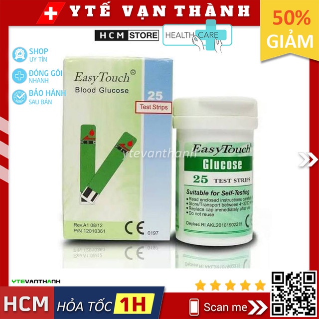 ✅ Que Thử Đường Huyết Easy Touch -VT0750