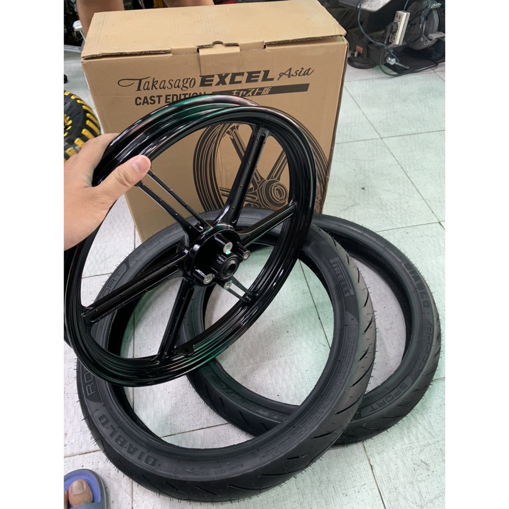 Mâm Excel 6 cây cho xe Ex 135 5S - YaZ  hàng chính hãng