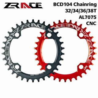Bánh răng xe đạp leo núi MTB ZRACE BCD104 32/34/36/38T hình tròn/oval
