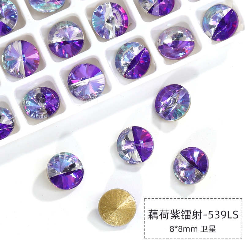 Mới Mũi Khoan Vệ Tinh K9 Đính Đá Trang Trí Móng Tay DIY 10pcs