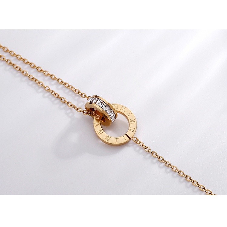 [FreeShip] Lắc tay vòng tay nữ titan la mã S1-207-2 - CAM KẾT KHÔNG BAY MÀU