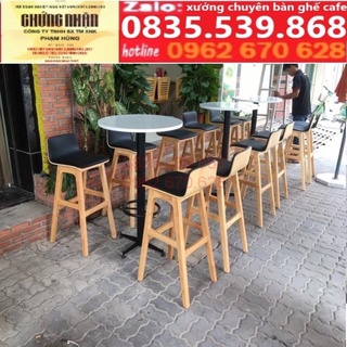 bàn ghế cafe cao . bàn ghế bar . bàn ghế giá cao 1 bàn 2 ghế cao
