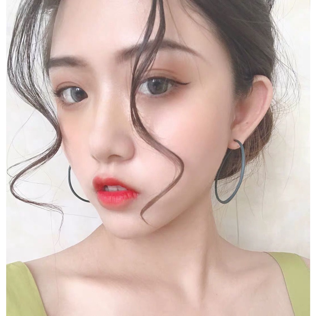 Set 6 Đôi Khuyên Tai Tròn Thời Trang Dành Cho Nữ