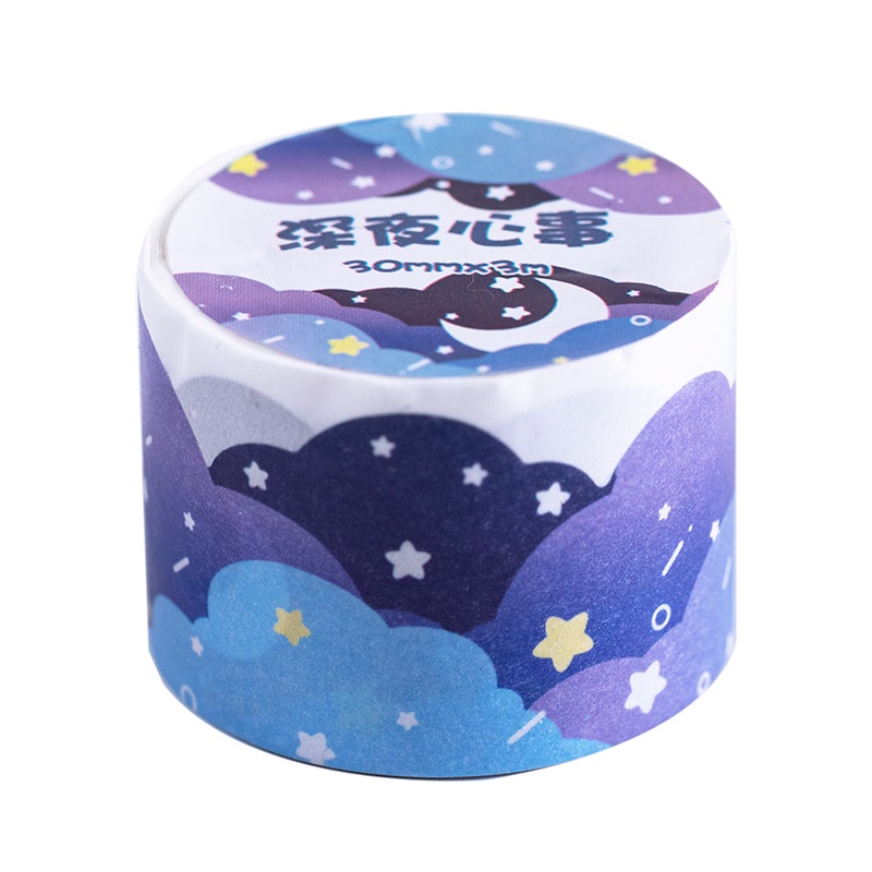 Băng Keo Giấy In Họa Tiết Hoạt Hình Nhật Bản 12 Kiểu Dùng Trang Trí Thủ Công