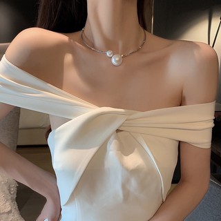 Bộ kiềng cổ đính hạt đá hiện đại