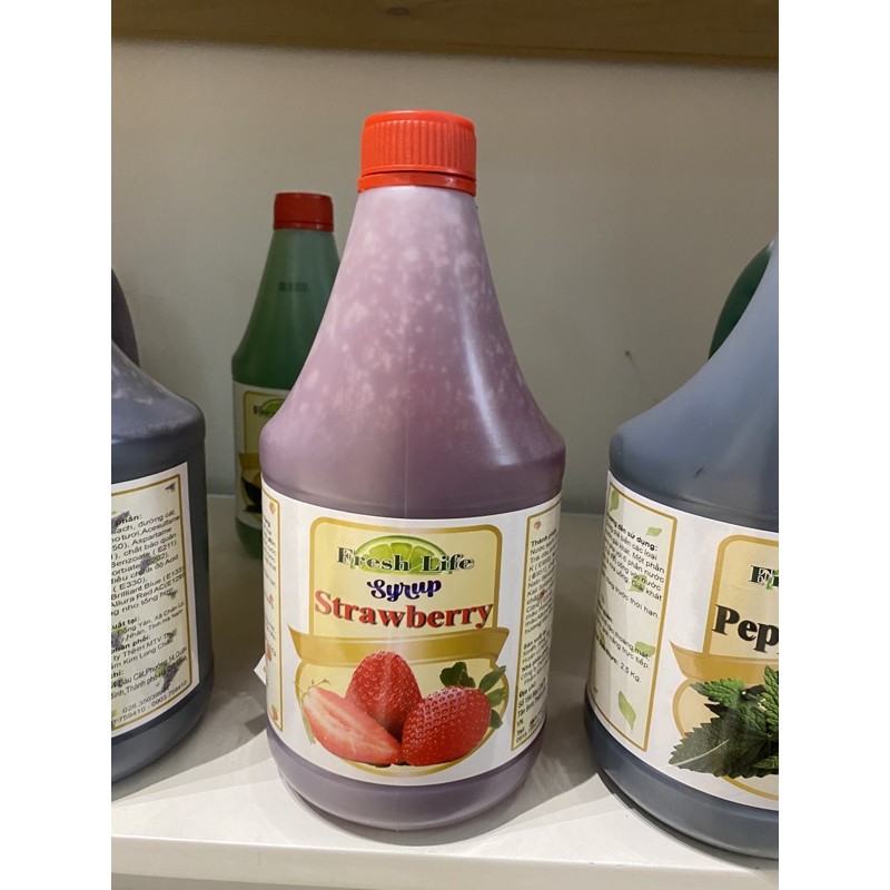 Siro Trái Cây Fresh Life Loại 2,5Kg (Dâu,Nho,Kiwi) | BigBuy360 - bigbuy360.vn