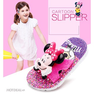 Dép cao su Mickey 3D bé gái