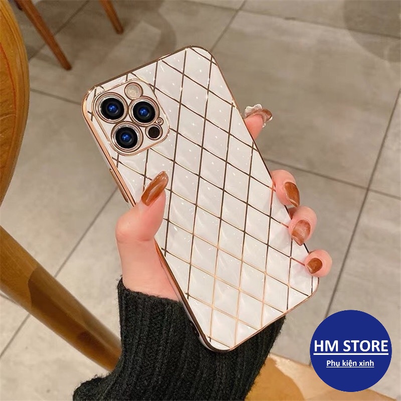 Ốp lưng họa tiết HÌNH HỌC mạ chỉ vàng dành cho 6/6s/7/7plus/8/8plus/plus/x/xr/xs/11/12/pro/max/13/13pro/13promax