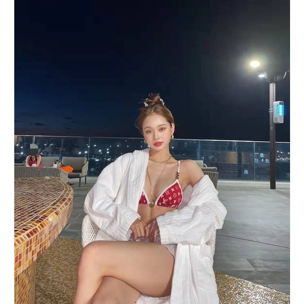 Bộ Vải Nhung Màu Gradient Thiết Kế Quyến Rũ Cho Nữ