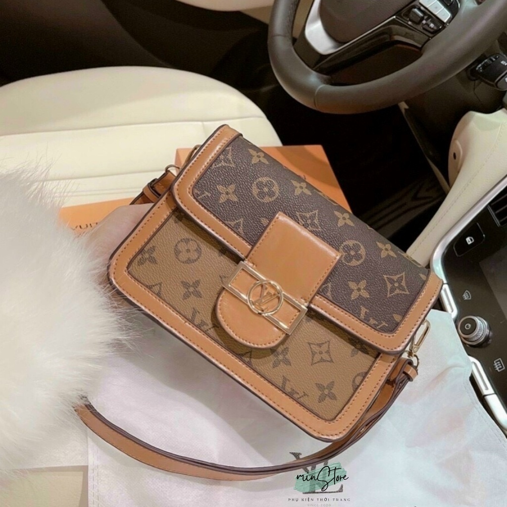 Túi xách nữ mã L03, đeo chéo, quai xách, túi hộp vuông, chất liệu da cao cấp, hàng quảng châu siêu đẹp