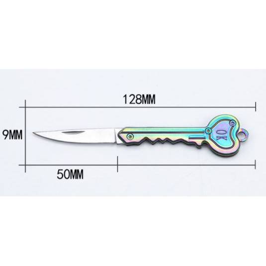 Dao Chìa Khoá Nhò Gọn Trái Tim - 12cm Treo Móc Khoa1 - Hàng Gủi Ngay