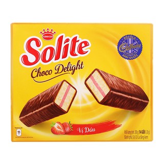 Thanh Hóa - Bánh Solite Choco Delight vị dâu hộp 280g
