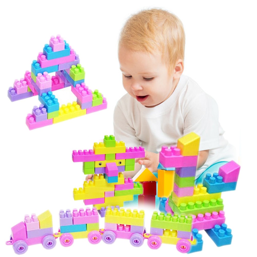 Bộ đồ chơi lắp ghép 46 mảnh bằng nhựa cho bé