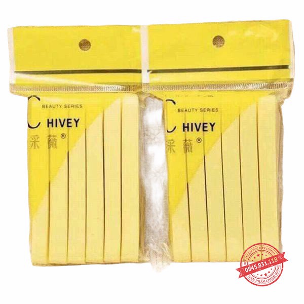 Bọt biển - Bông nở rửa mặt Chivey 12 miếng DC18