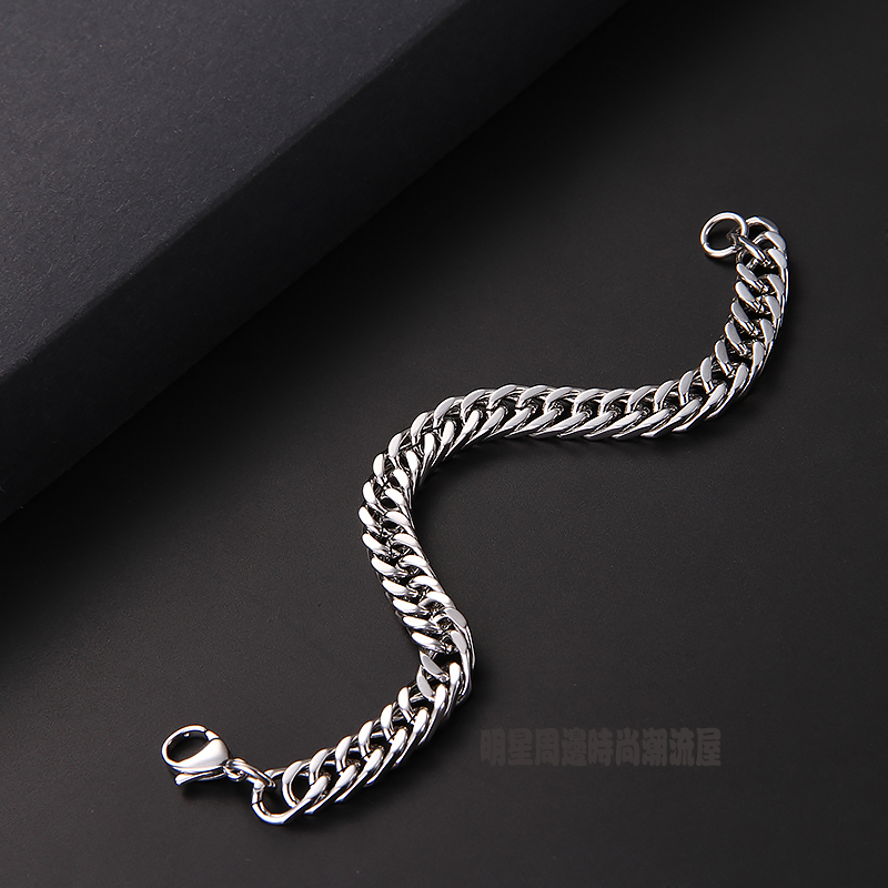 [Mã FAMAYFA giảm 10K đơn 50K] Vòng Tay Kim Loại Dạng Dây Xích 10mm Cho Nam Và Nữ | BigBuy360 - bigbuy360.vn