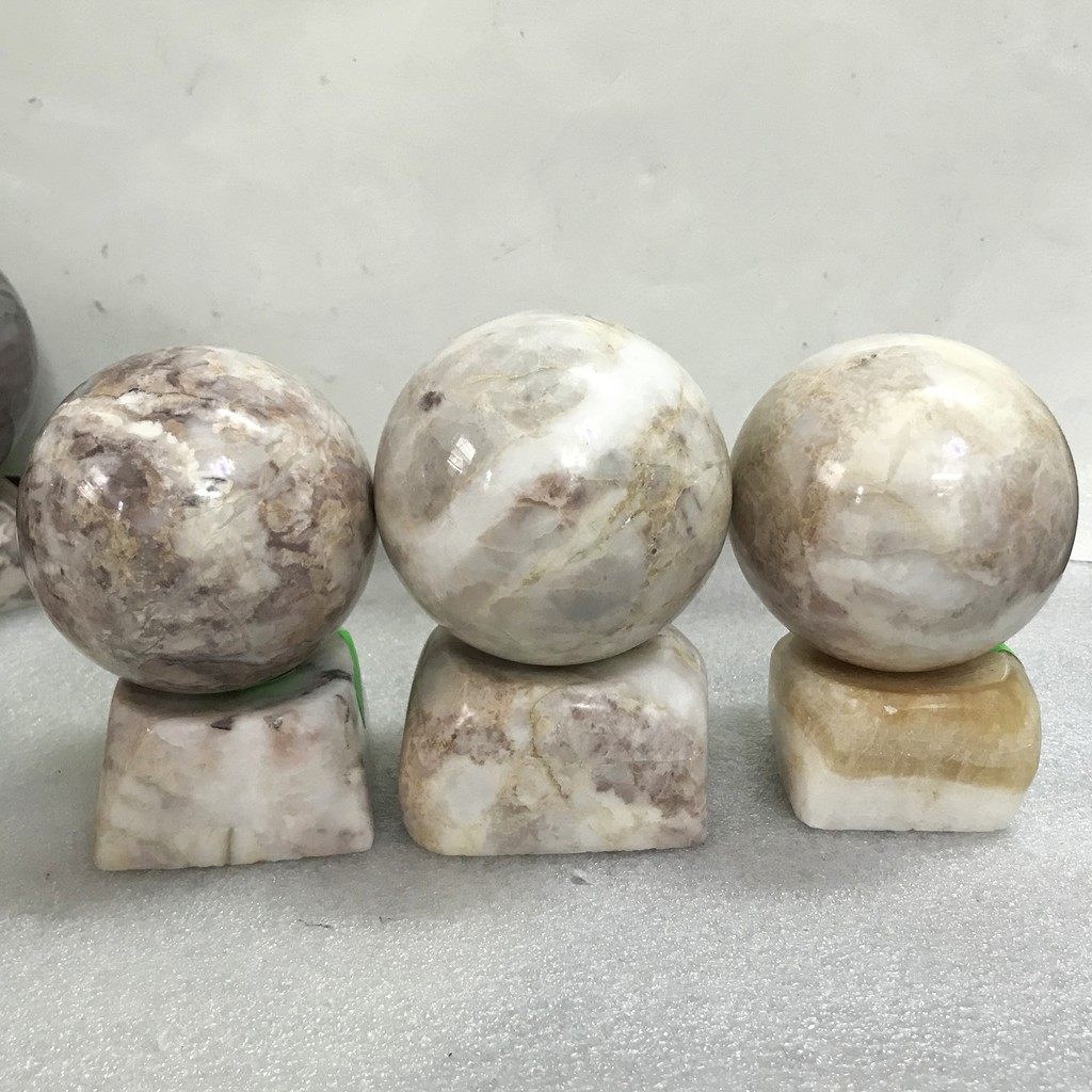 Cầu bi phong thủy 7-8 cm nhiều màu cho mệnh Kim Mộc Thủy Hỏa Thổ (đá thật) của VN | BigBuy360 - bigbuy360.vn