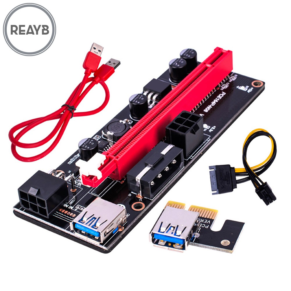 Card Đồ Họa Pci-E Riser 009s 16x Với Cổng Usb 3.0