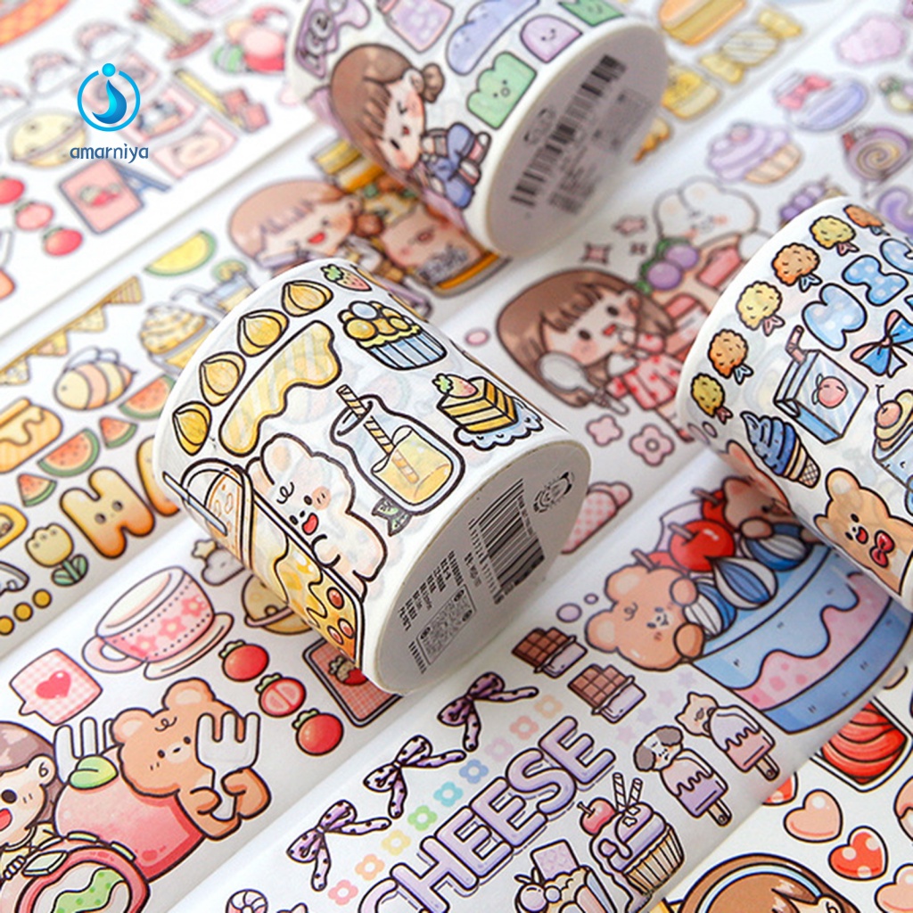 1 Cuộn Nhãn Dán Laptop Hành Lý Hình Chai Nước Hoạt Hình Đáng Yêu