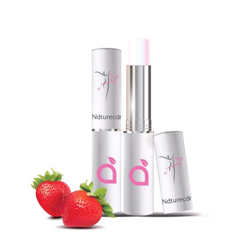 Son V-NATURE LIPS dưỡng ẩm, làm mềm môi, không bị khô nứt, hương dâu tây