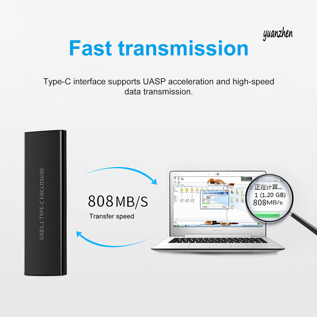 Bộ Chuyển Đổi Ổ Cứng Usb 3.1 Sang M.2 Ngff / Nvme 10gbps M.2 Ssd | BigBuy360 - bigbuy360.vn