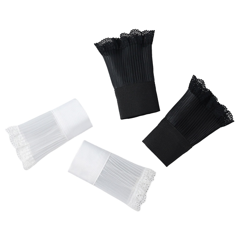 Han Phụ Nữ Organza Cổ Tay Áo Rời Viền Ren Mỏng Nhẹ Có Thể Tháo Rời Trang Trí