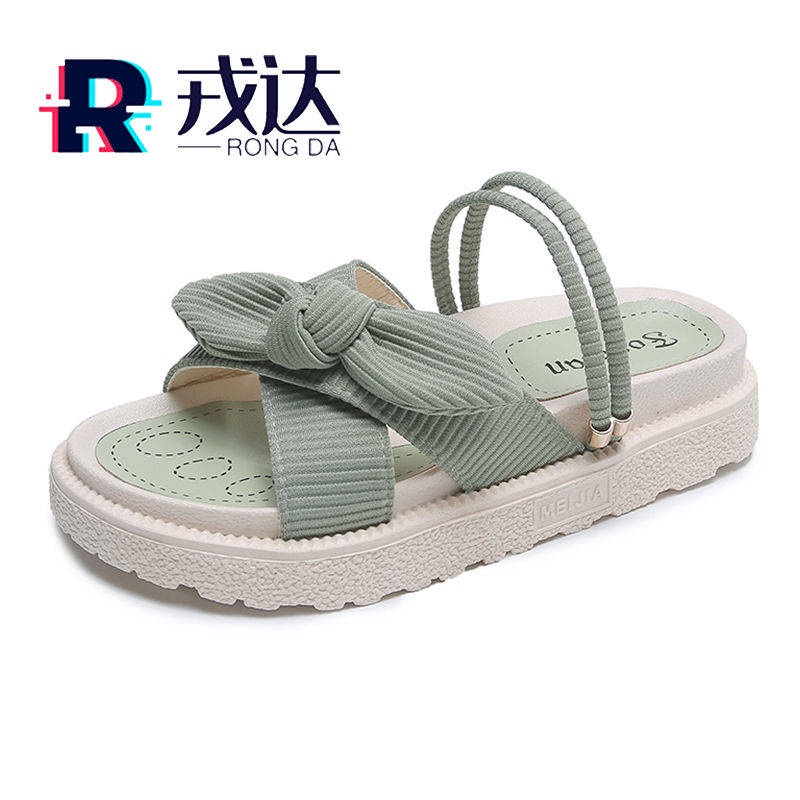 Giày Sandal Đế Dày Phong Cách Mới Mùa Hè Dễ Phối Đồ