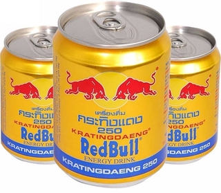 Nước tăng lực Bò húc Red Bull Thái Lan - Bò cụng thái (1 lon)