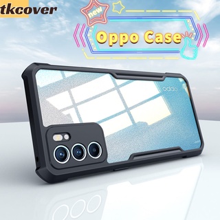 Ốp Điện Thoại Mềm Trong Suốt Chống Sốc Sang Trọng Cho OPPO Reno 6 5 Pro 5G 6Z 5Z 5 Lite Find X3 Lite