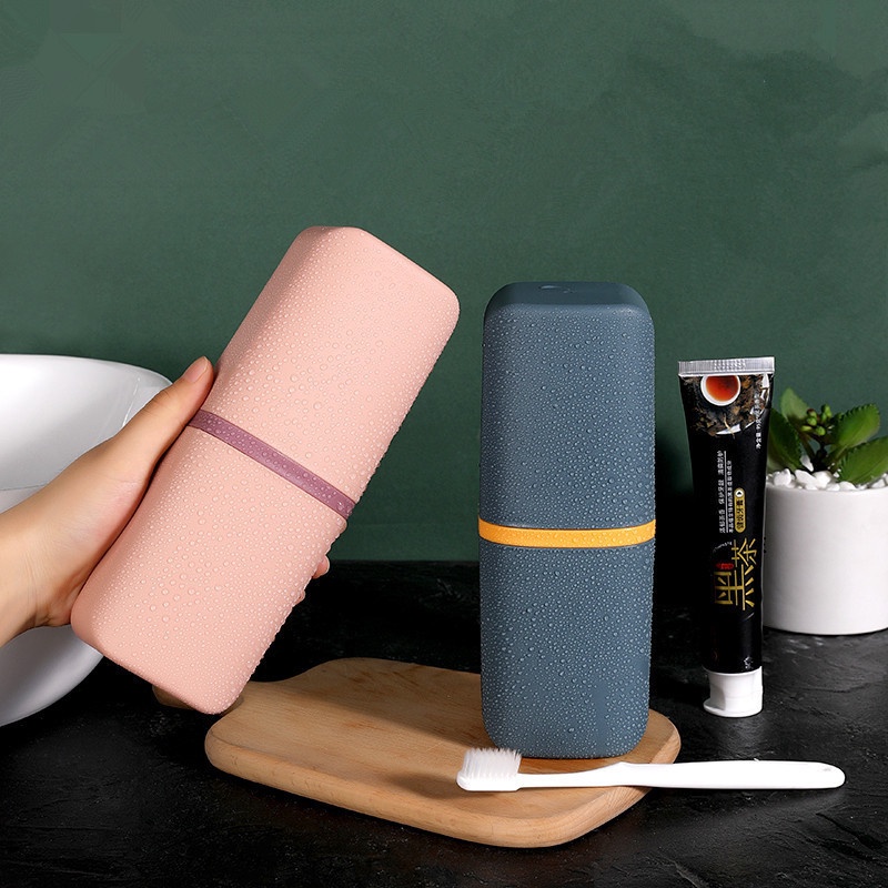 Hộp Đựng Bàn Chải Và Kem Đánh Răng Di Động 4 Màu Giá Đỡ