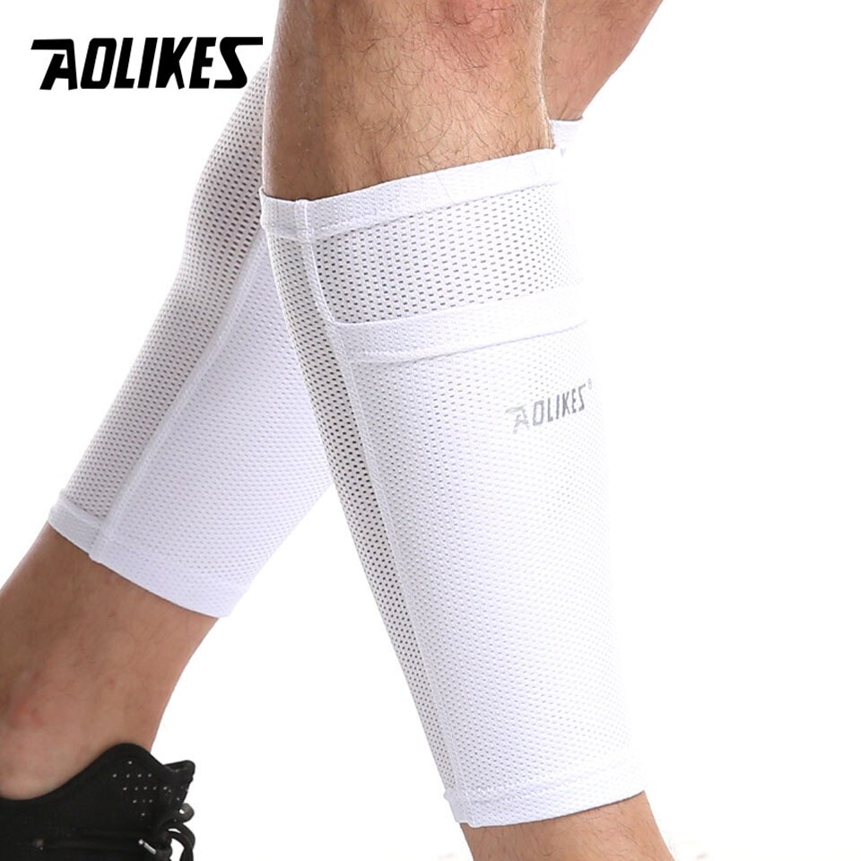 Tất vớ bảo vệ ống đồng AOLIKES A-7968 có túi nhỏ để miếng lót khi đá bóng Soccer protective socks