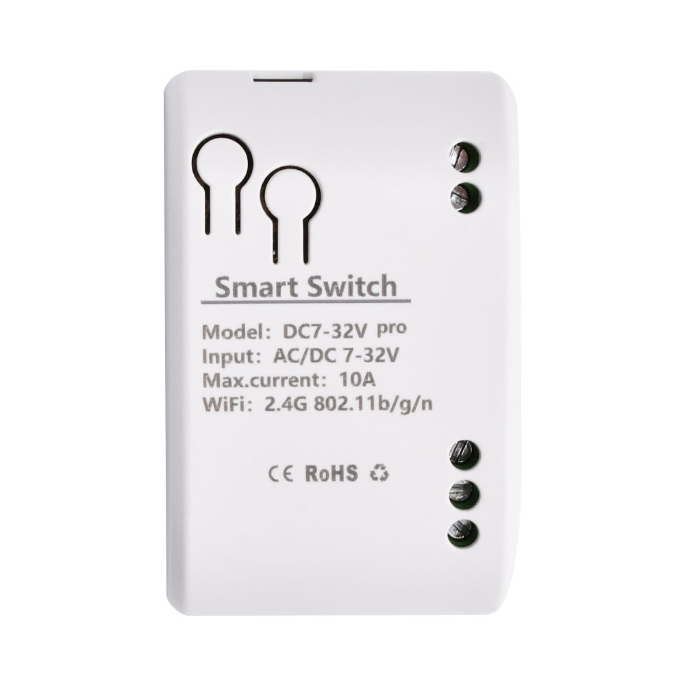 DIYMORE Mô-đun Công Tắc Khóa Tự Động DC 7-32V 2200W 10A 5VUSB Giao Diện 1 Kênh WiFi Kèm Vỏ