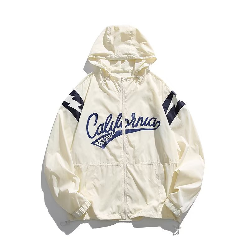 Áo Khoác Bóng Chày Tay Dài Màu Trơn In Chữ Phong Cách Hàn Quốc Thời Trang Mùa Hè Cho Cặp Đôi áo chống nắng bigsize