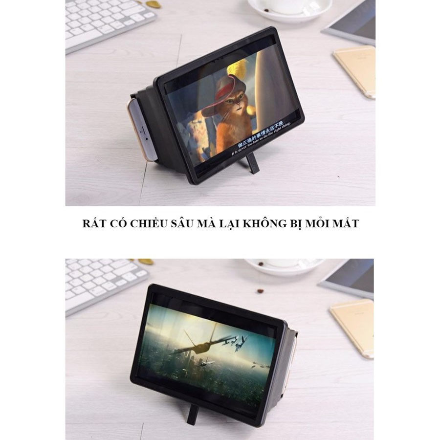 Hộp kính 3D phóng to màn hình điện thoại Smartphone F2 | BigBuy360 - bigbuy360.vn
