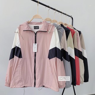 [BẢN MỚI NHẤT] Áo Khoác Dù Phối Màu - hình ảnh Gin tự chụp