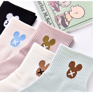 TẤT GẤU PASTEL CAO CỔ