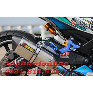 LON Pô AKRAPOVIC LỤC GIÁC - VỎ CARBON, THIẾT KẾ THỂ THAO <DPOL>
