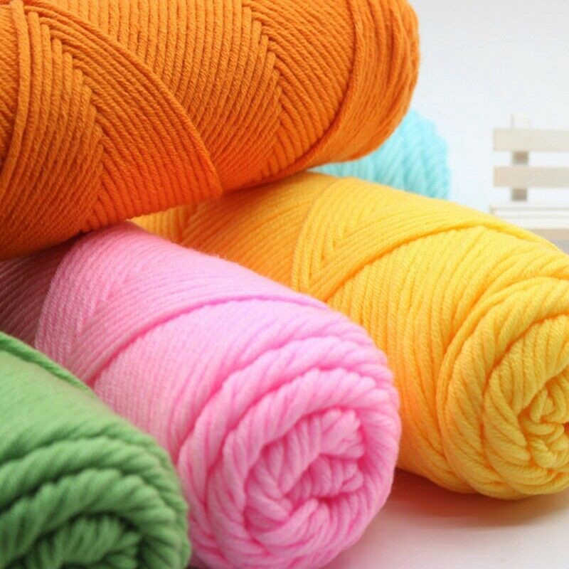 Cuộn Len Sợi To Mềm 100g