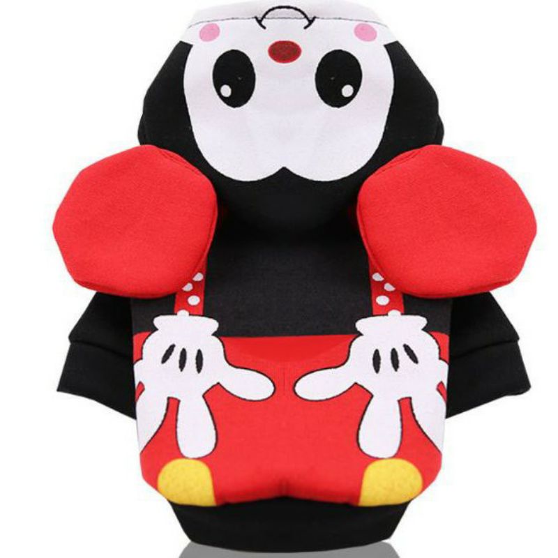 Áo chó mèo hình chuột Mickey vải nỉ