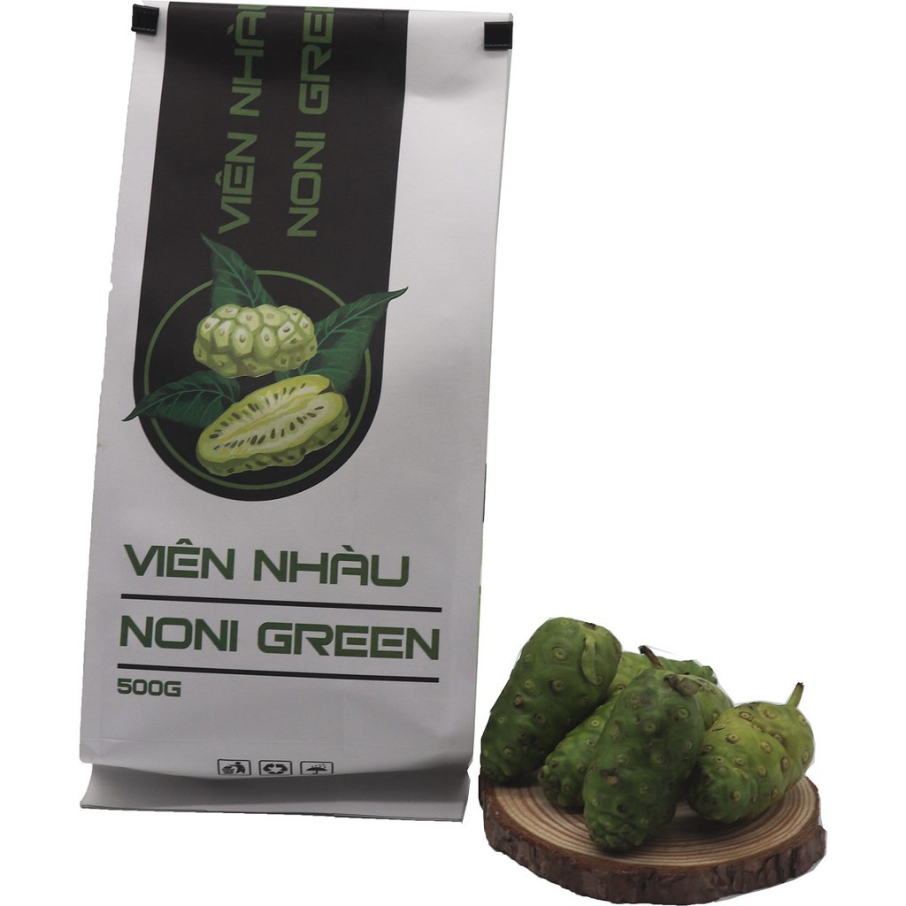 Viên nhàu Noni Green 100% nguyên chất từ trái nhàu