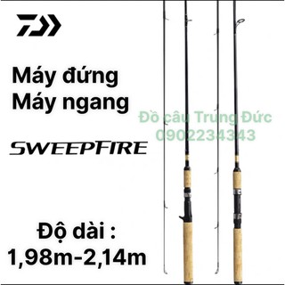 Cần câu cá máy đứng, máy ngang Daiwa SweepFire