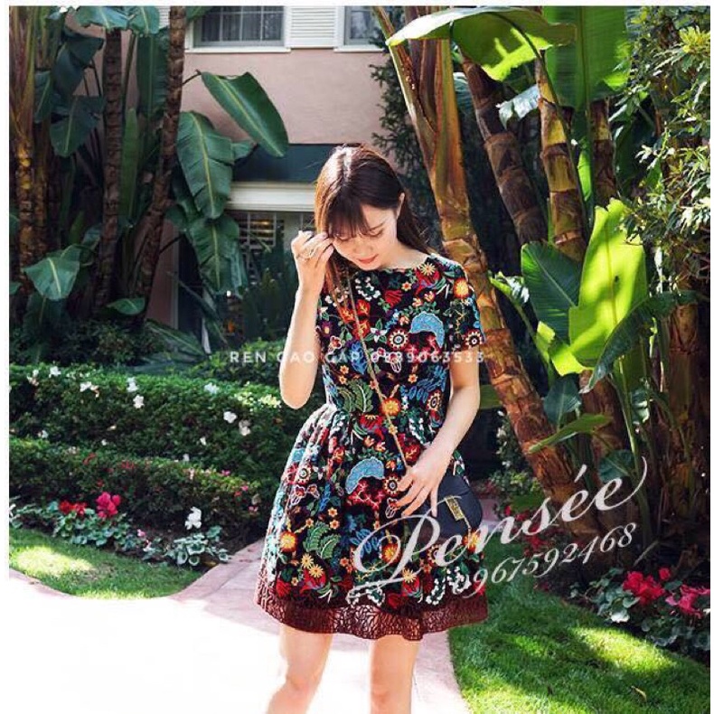 Vải ren lưới thêu cao cấp